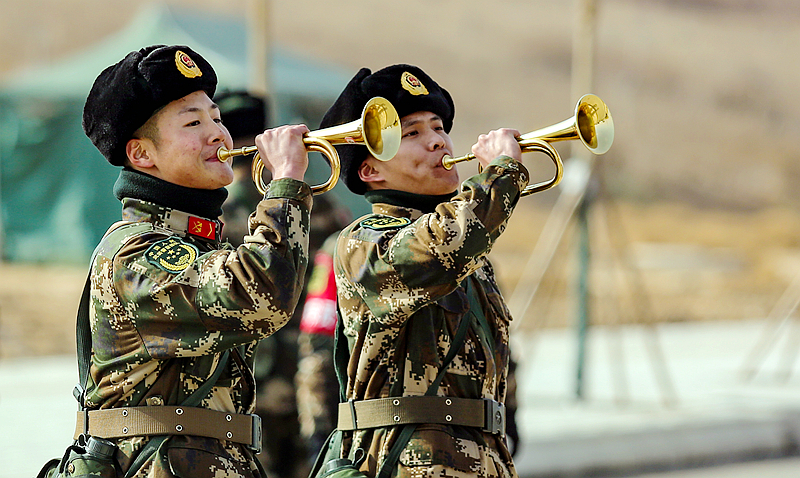 開訓！武警甘肅省總隊拉開新年度軍事訓練戰幕（組圖）