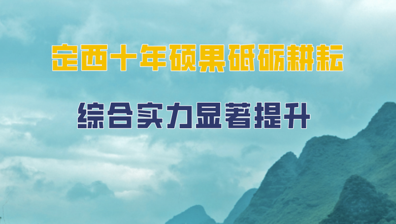 我們這十年·甘肅丨定西十年碩果砥礪耕耘 綜合實(shí)力顯著提升