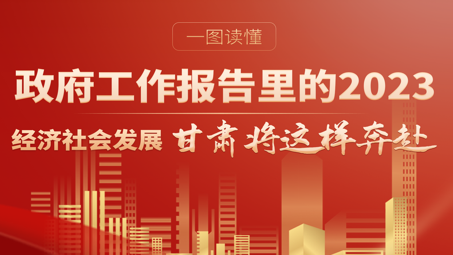 圖解丨政府工作報(bào)告里的2023經(jīng)濟(jì)社會(huì)新目標(biāo) 甘肅將這樣奔赴