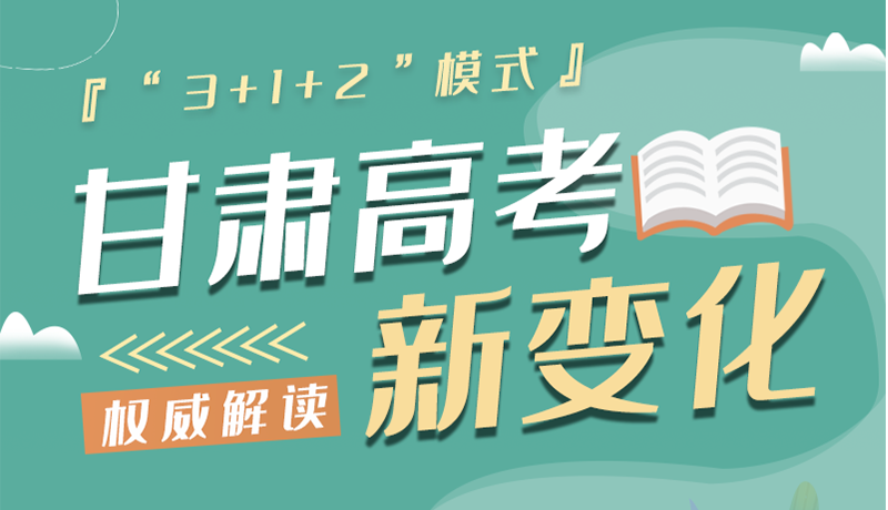 長(zhǎng)圖|甘肅2024年高考新變化：“3+1+2”模式提前了解！