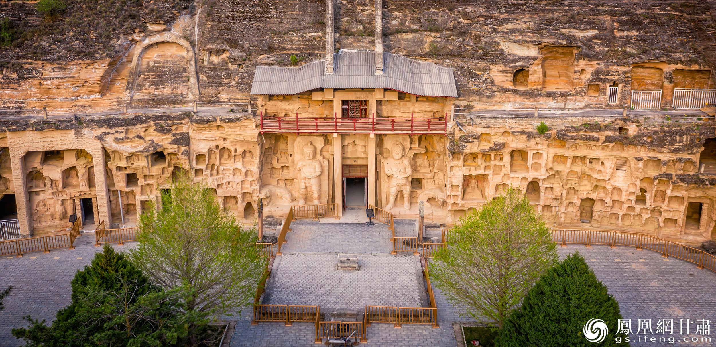 北石窟寺始建于北魏，經多個朝代增修形成密集窟龕。北石窟寺文物保護研究所供圖