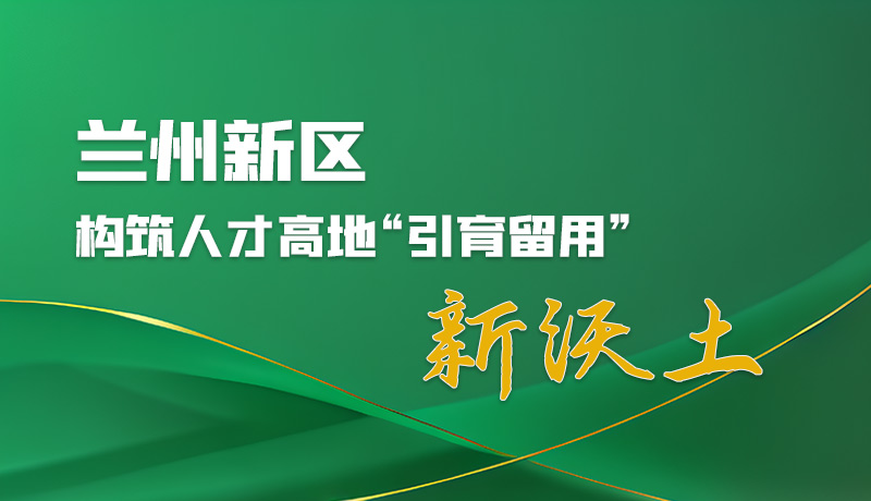 圖解|蘭州新區：構筑人才高地“引育留用”新沃土