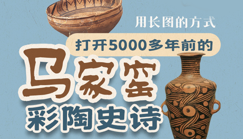 用長圖的方式，打開5000多年前的馬家窯彩陶史詩