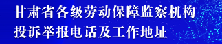 甘肅省各級勞動保障監察機構